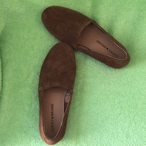 Lucky suede loafers